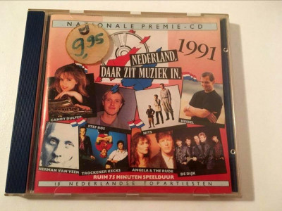 *CD muzica Rock, pop, electronic, compilatie: Nederland, Daar Zit Muziek In 1991 foto
