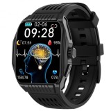 Cumpara ieftin Smartwatch iSEN JT03 Negru, 1.85 HD, Imbunatatire somn, Glicemie, PPG+ECG, HR, Apel Bt, SOS, Asist. vocal, Ingrijire de la distanta