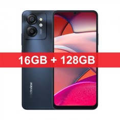Telefon mobil Blackview Color 8 Grey, 4G, 6.75 HD+ 90Hz, 16GB RAM (8GB + 8GB extensibili), 128GB ROM, 50MP, Android 13, Unisoc T616, 6000mAh, Dual SIM