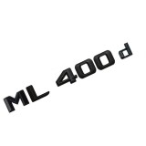 Emblema ML 400d pentru spate portbagaj Mercedes, Negru