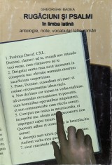 Rugaciuni Si Psalmi In Limba Latina - Gh. Badea , A861 foto