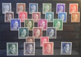 Deutsches Reich (1941&ndash;1944) - Filatelie / Seria Extinsă cu Efigie de Stat (gumă originală intactă / MNH) BN1