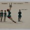 TRAUMBILDER EINES LEUTNANT &#039;S - VISUL UNUI LOCOTENENT - DESEN SATIRIC , CROMOLITOGRAFIE , CARTE POSTALA ILUSTRATA , CLASICA
