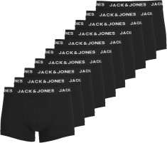 Set 10 perechi de boxeri pentru barbati JACK JONES Jacsolid Trunks, M - OUTLET