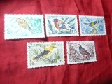 Serie mica Liban 1965 - Pasari , 5 valori (din 6v), Stampilat