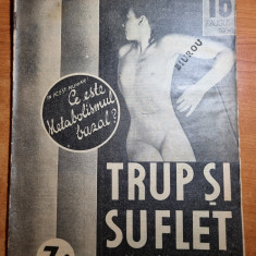 revista trup si suflet 7 august 1936-revista pentru sanatatea si frumusete