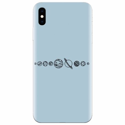 Husa silicon pentru Apple Iphone XS Max, Planets foto