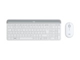 Cumpara ieftin Kit tastatura + mouse wireless Logitech MK470, Slim, layout US INTL, Alb