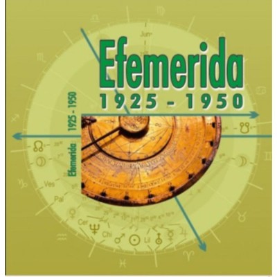 Efemerida 1925-1950 foto