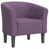 Fotoliu tip cuva, violet, material textil, DKD Home Decor