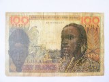 Rară! Coasta de Fildeș 100 Francs 1961,bancnota din imagini la cel mai mic preț