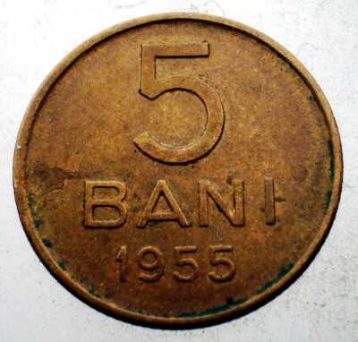 7.299 ROMANIA RPR 5 BANI 1955 foto