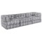 vidaXL Canapea modulară 3 pcs Gri deschis 70 x 70 x 56 cm țesătură 3315097