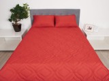 Cumpara ieftin Pilota de vara 180x200 Somnart Belina, microfibra, lavabila la masina, vidata, Rosu Relax KipRoom