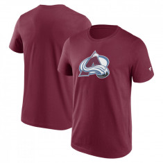 Colorado Avalanche tricou de bărbați Primary Logo Graphic Rhododendron - S