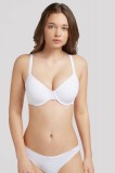 Sutien cu acoperire completă și bretele detașabile, Gisela 1/0119 - Alb, 80C, Cu burete, Acoperire Completa, Cu sarma, Conte Elegant