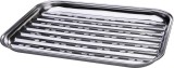 Tava perforata din inox pentru gratar MagicHome 24,3x34,3 cm