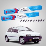 Ștergătoare Renault Clio I Faza 1 Hatchback 1990-1994 | Set Față Flat Premium &ndash; TeamCar&reg;