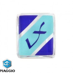 Emblema scris "LX" originala ornament cromat aripa fata Vespa LX - LX Touring - LXV 2T-4T 50-125-150cc