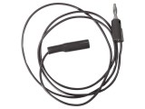 Cablu de Măsurare 5A Mufă Banană 4mm Clemă Crocodil Negru