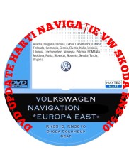 VW Dvd Harti Navigatie Volkswagen RNS 510 VW Passat Golf VW Tiguan GPS EUROPA 2024