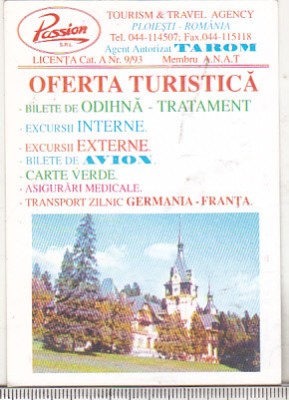 bnk cld Calendar de buzunar 1996 Passion SRL Ploiesti foto
