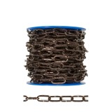 Lant din otel, Vormann, pentrun uz casnic / delimitari, cu za patrata, bronz, 3 mm