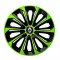 Set 4 capace roti Extra strong green R14 pentru gama auto Renault
