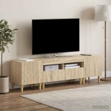 Cumpara ieftin Set de 3 piese pentru TV cu LED DELFT Stejar Sonoma