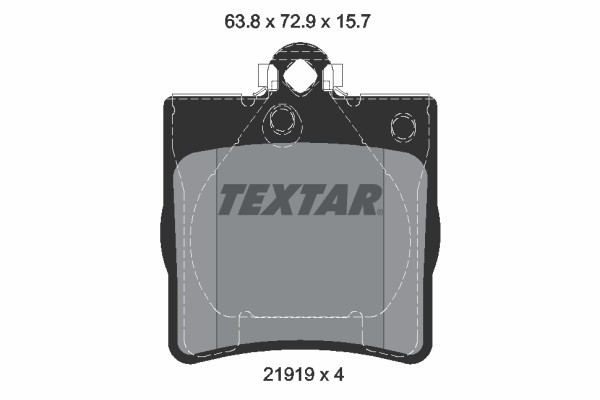 TEXTAR 2191903 Q+ set placute frana,frana disc