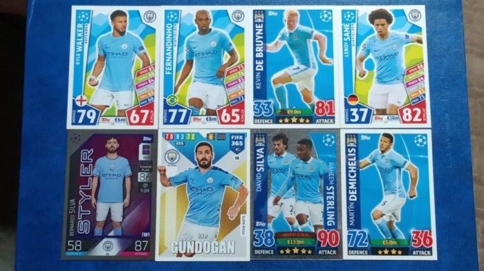 Carti cu fotbalisti - Manchester City