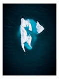 Tablou Canvas Iceberg Ocean Frumusețe Natură Mister, 26 x 39 cm, CMCLASS