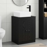 Cumpara ieftin Dulap pentru Chiuveta de Baie Stejar Negru 54 x 41 x 100 cm