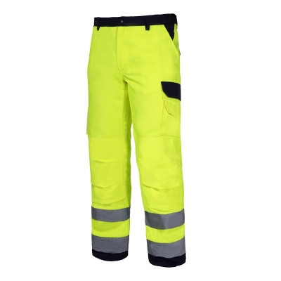 Pantalon reflectorizant premium / verde - 2xl foto