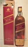 johnnie walker RED LABEL, CL 70 GR 40 anii 1990 IMP. ITALY