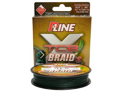 FIR TEXTIL P-LINE X TCB 8 BRAID TEFLON GREEN 0.26mm 19.0kg 135M foto