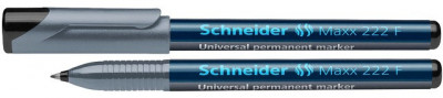 Universal Permanent Marker Schneider Maxx 222 F, Varf 0.7mm - Negru foto