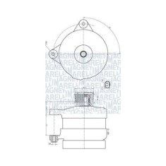 Alternator Seat Alhambra (710 711) 06.10-12.22; Skoda Superb 2 Estate (3t5) 10.09-05.15; Vw Passat B7 Variant (365) 08.10-12.15, Sharan (7n1 7n2) 05.
