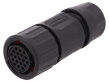 Conector circular mufă pe cablu 19 pini mamă fără contacte