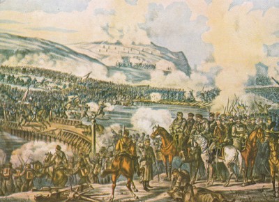 QW28 - Tematica muzee - Capitularea Plevnei 28 noiembrie 1877 - Cromolitografie foto