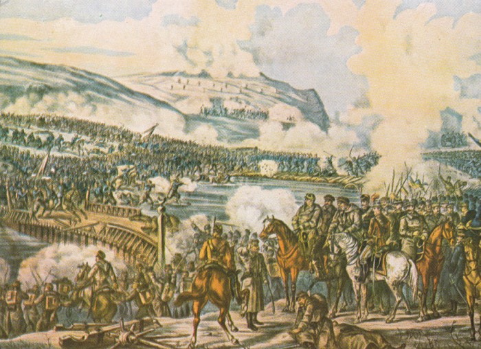 QW28 - Tematica muzee - Capitularea Plevnei 28 noiembrie 1877 - Cromolitografie
