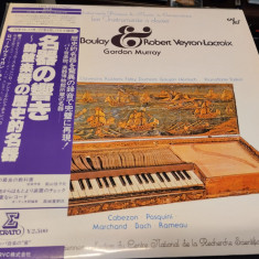Vinil "Japan Press" Cabezon / Pasquini / / Bach - Les Instruments A Clavier (NM)