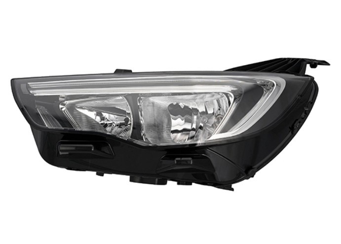 Far Opel Grandland X, 06.2017-08.2021, montare fata, dreapta, H7+H7+LED+PSY24W; electric; fara deckel; fara modul LED; cu modul LED; cu motor; haloge