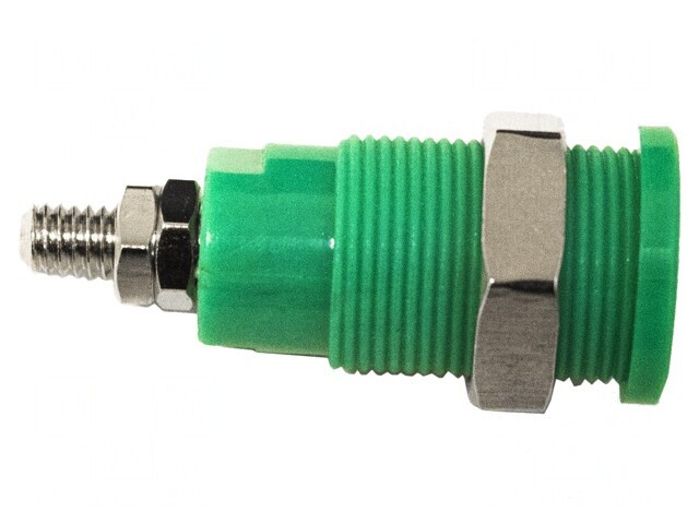 Conector Banane Verde 4mm 1kV 36A