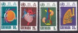 Grenada 1968 Organiz.mondiala transplant MI 293-296 MNH, Nestampilat