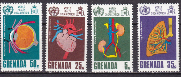 Grenada 1968 Organiz.mondiala transplant MI 293-296 MNH