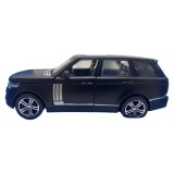 Macheta metal neagra Land Rover deschide usile, capota, sunet si lumina 1:32