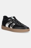 Crime London sneakers din piele WEMBLEY culoarea negru, 25251AA8