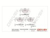 Dr!ve+ DP1010.10.1066 set placute frana,frana disc