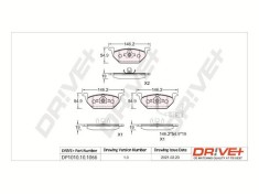 Dr!ve+ DP1010.10.1066 set placute frana,frana disc